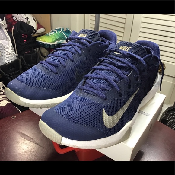 Nike Retaliation TR 2 Low Trainers AA7063-404 Blue/White - Picture 8 of 14